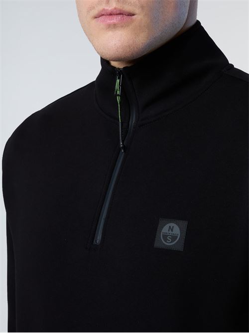 HALF ZIP SWEATSHIRT W/LOGO NORTH SAILS | 691268/999